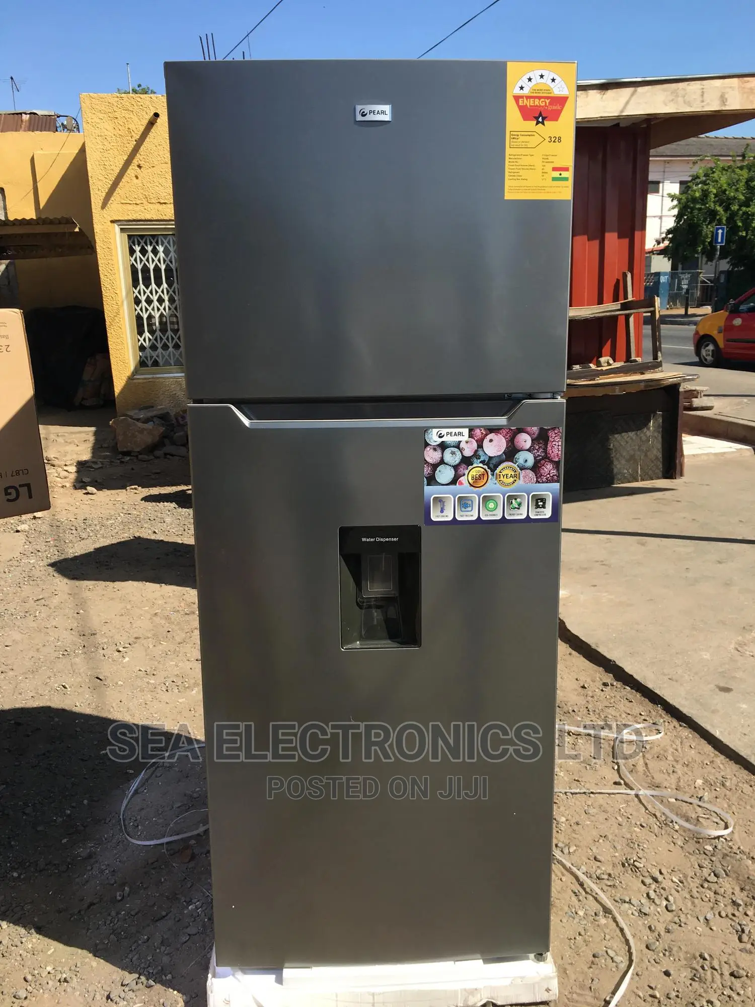 Authentic Pearl 417ltrs Fridge + Water Dispenser