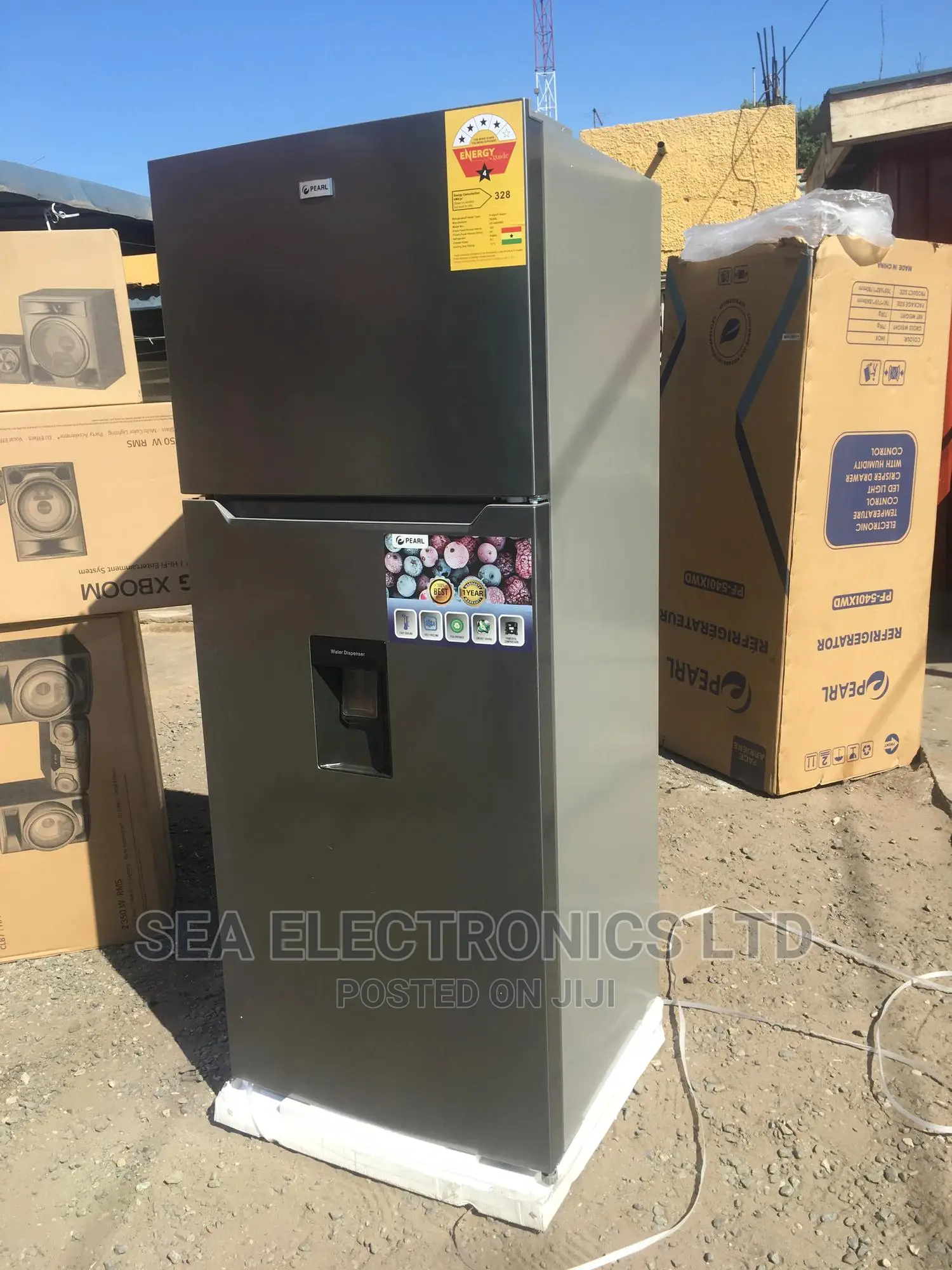 Brand New Pearl Fridge With Water Dispenser 417 Liters