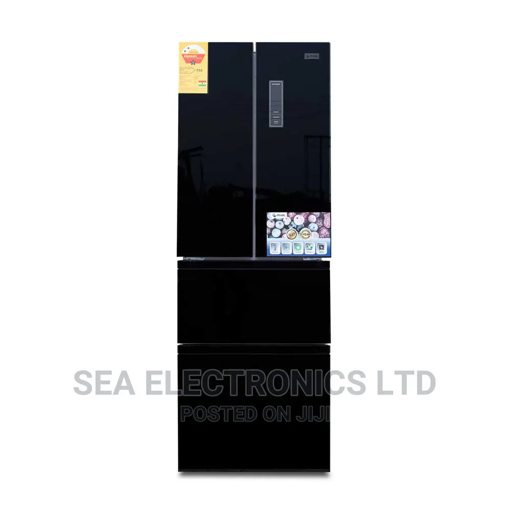Pearl PF-470BG Bottom Freezer Refrigerator+Water Dispenser