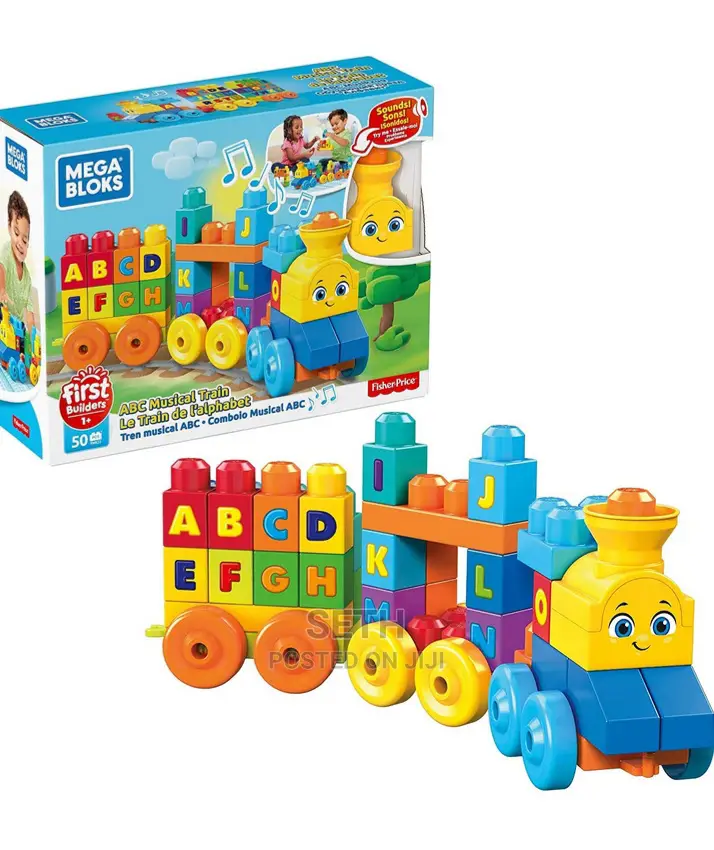 Children Kids Mega Train Bloks ( Blocks )