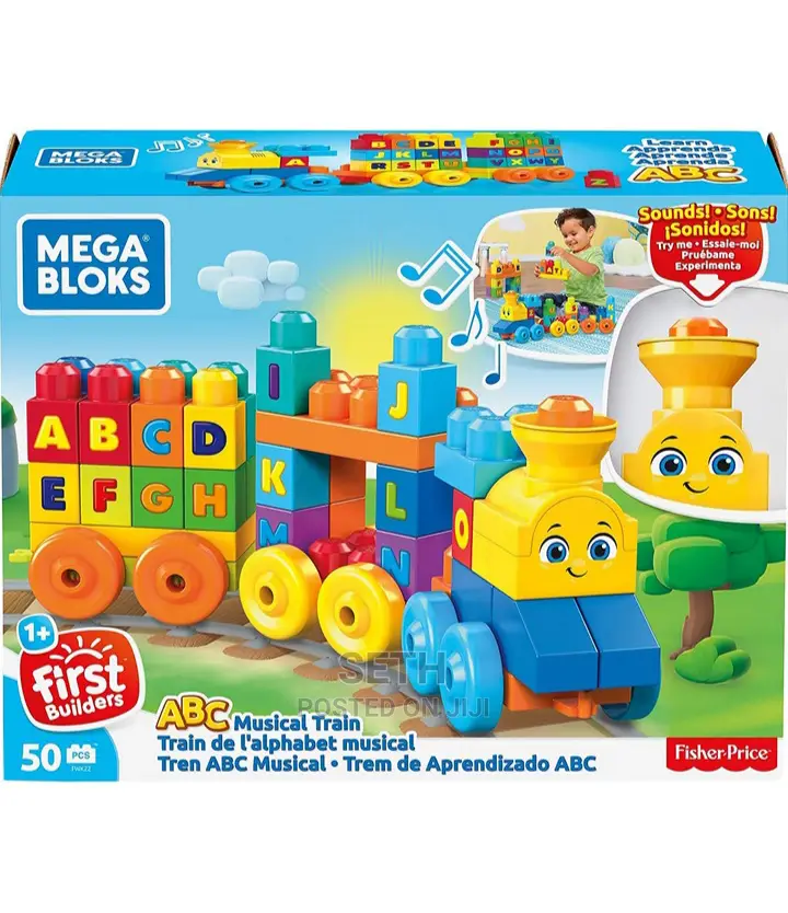 Children Kids Mega Train Bloks ( Blocks )