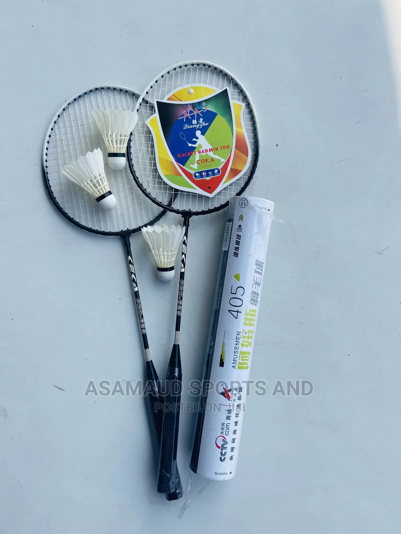 Original Badminton Rackets With Shuttlecock