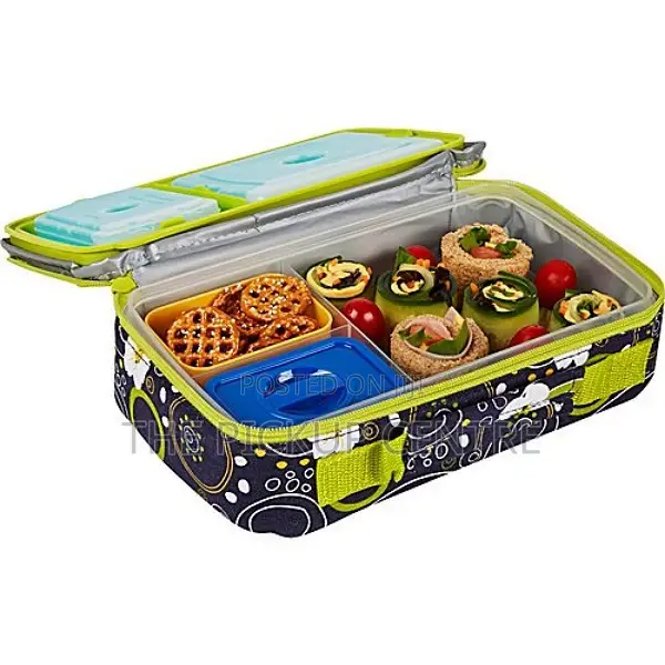 Bento Lunch Kits Set Insulated Bags With Two Iced Packs
