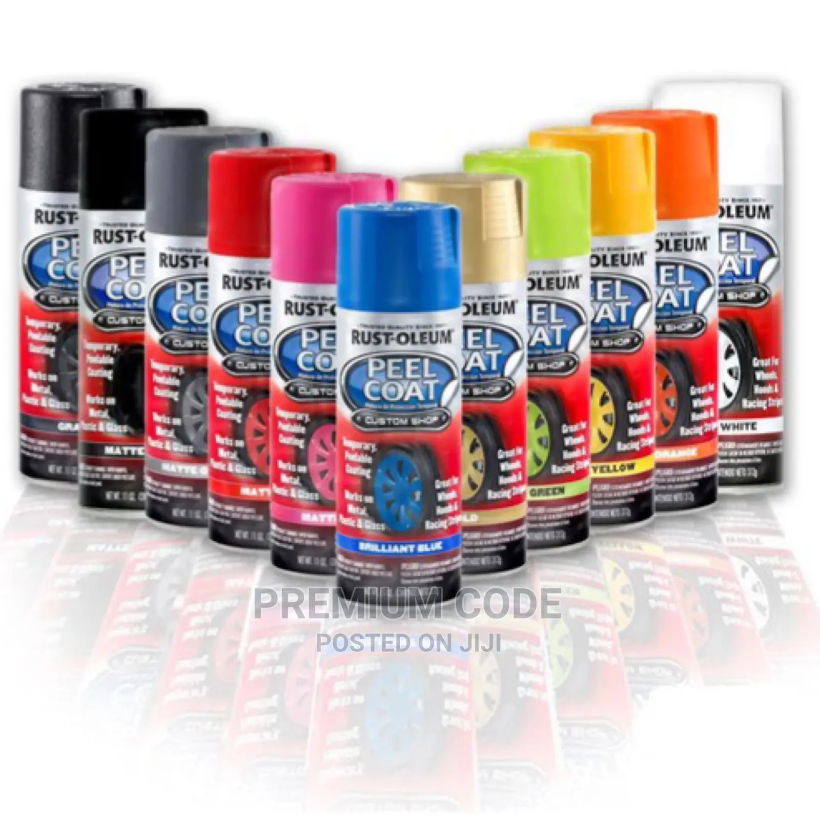 Peel Coat/Peelable Spray For Rims Bumber