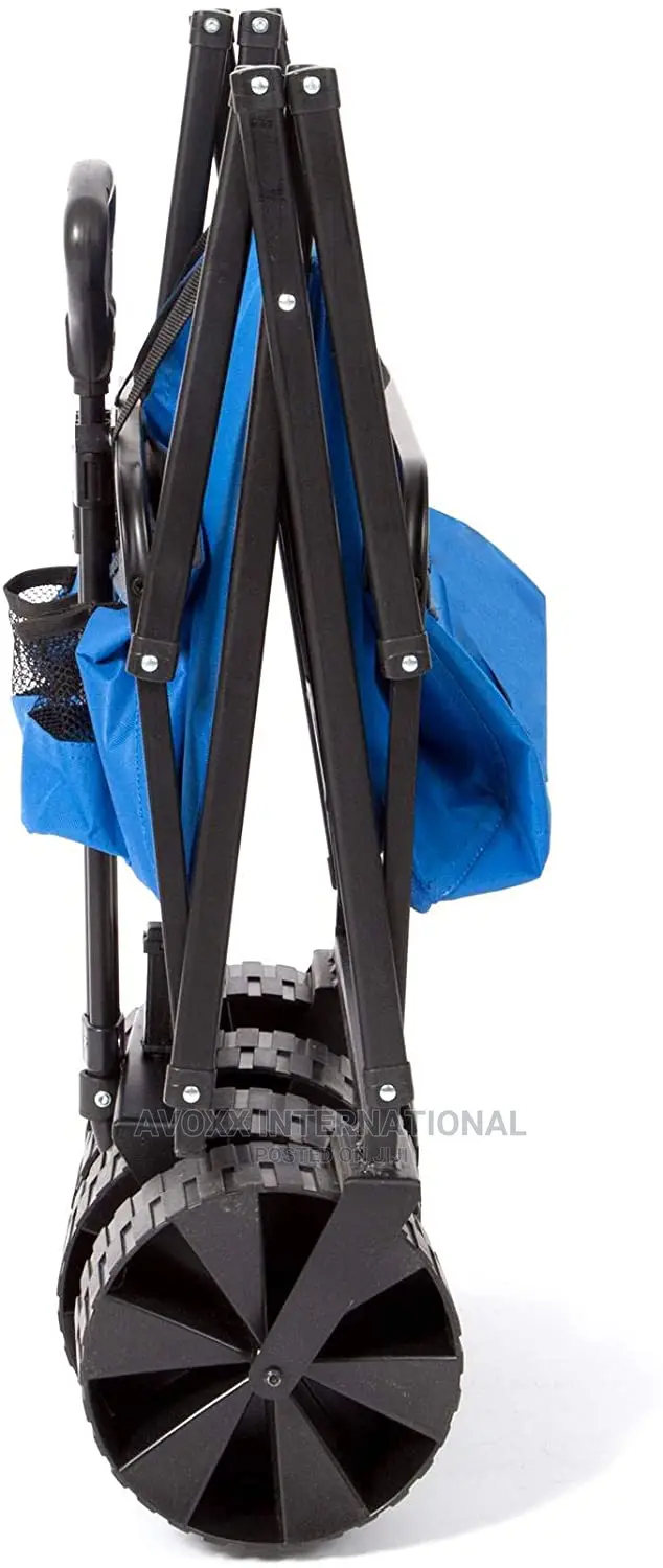 Seina Heapvy Duty Steel Collapsible Folding Cart Wagon