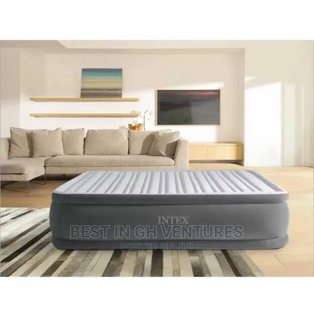 Queensize Raised Airbed With Inbuilt Electric Pump
