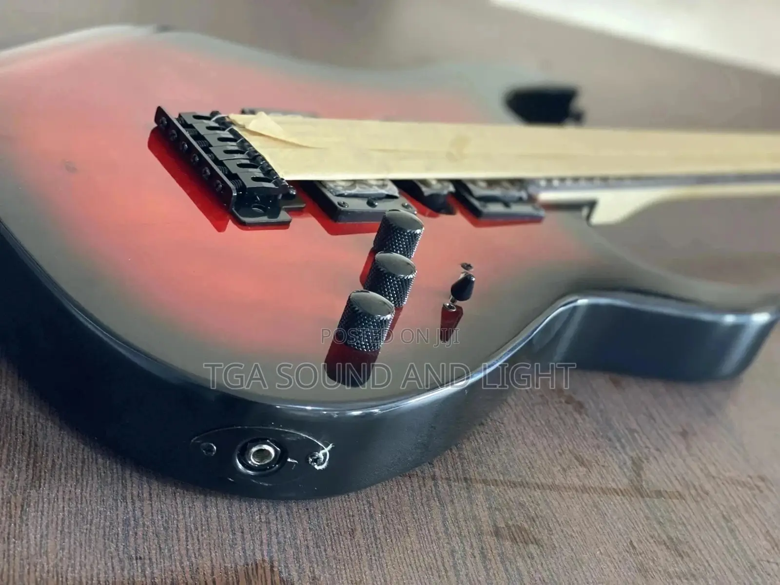 Ibanez 6 String Solid-Body Electric Guitar, Transparent Red