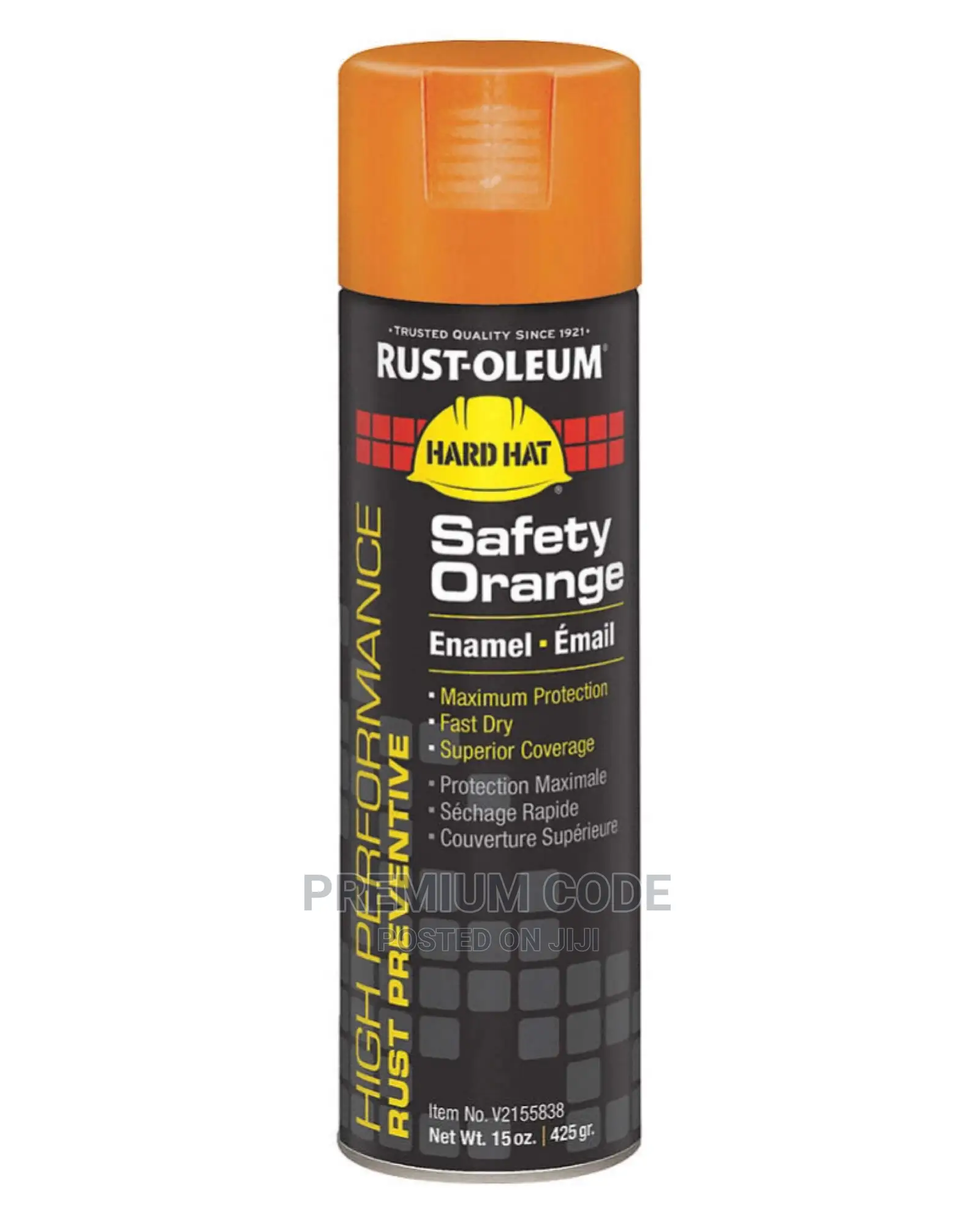 Gloss Safety Orange Spray, Rust-Oleum Industrial