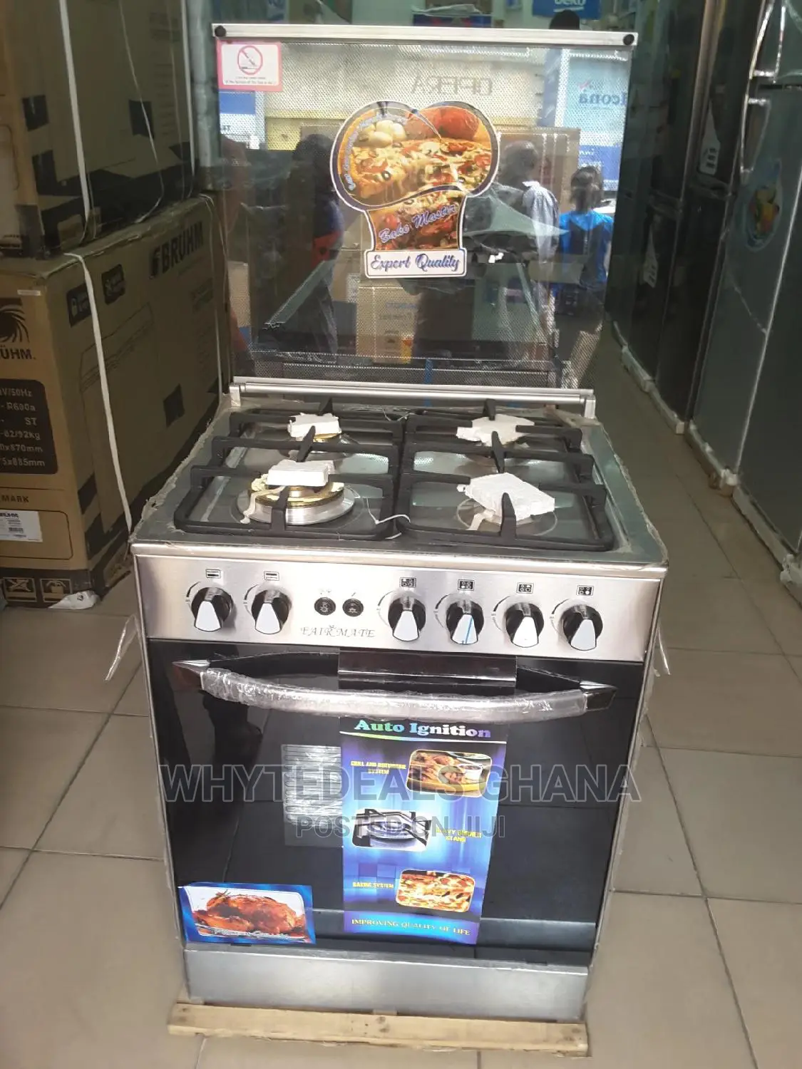 Fairmate 60X60 Premium Gas Cooker W/Oven Grill Auto Ignite