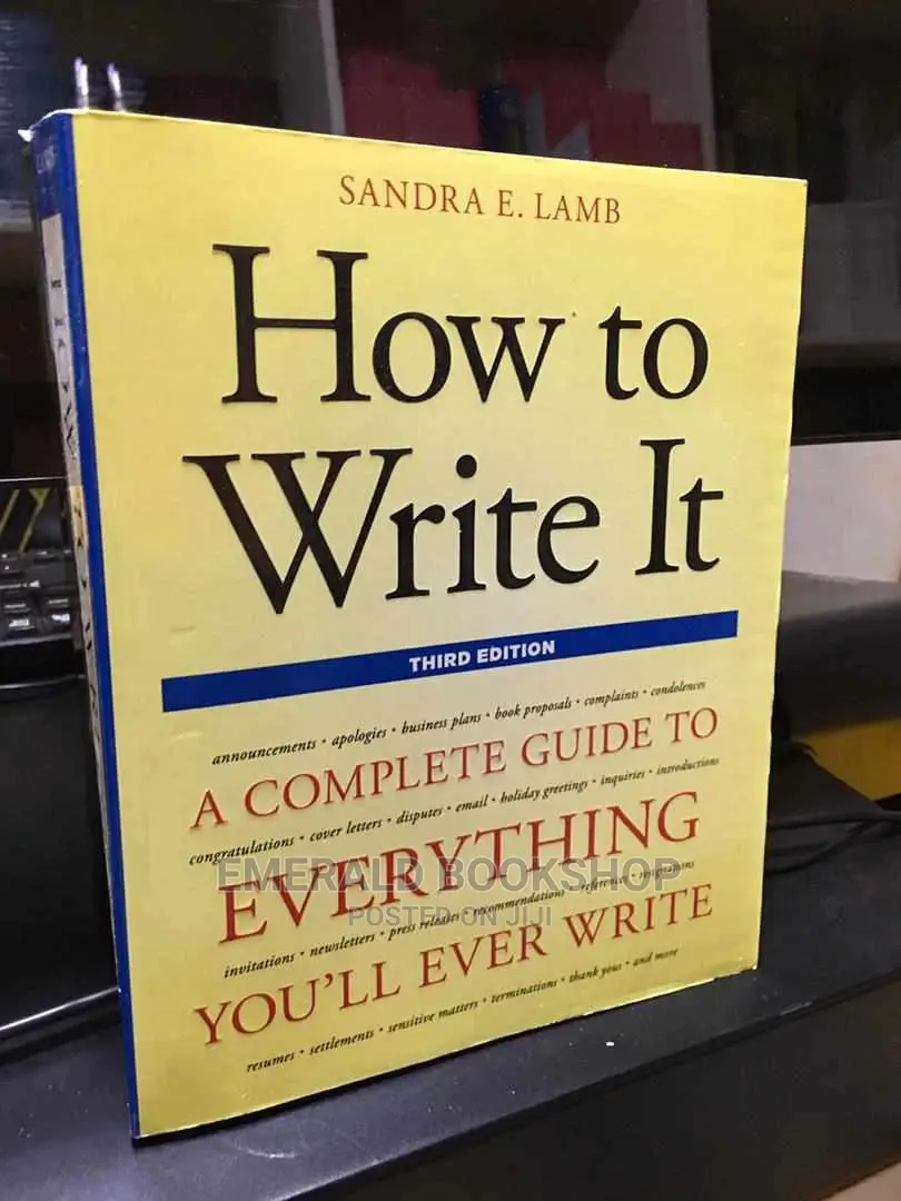 How to Write It