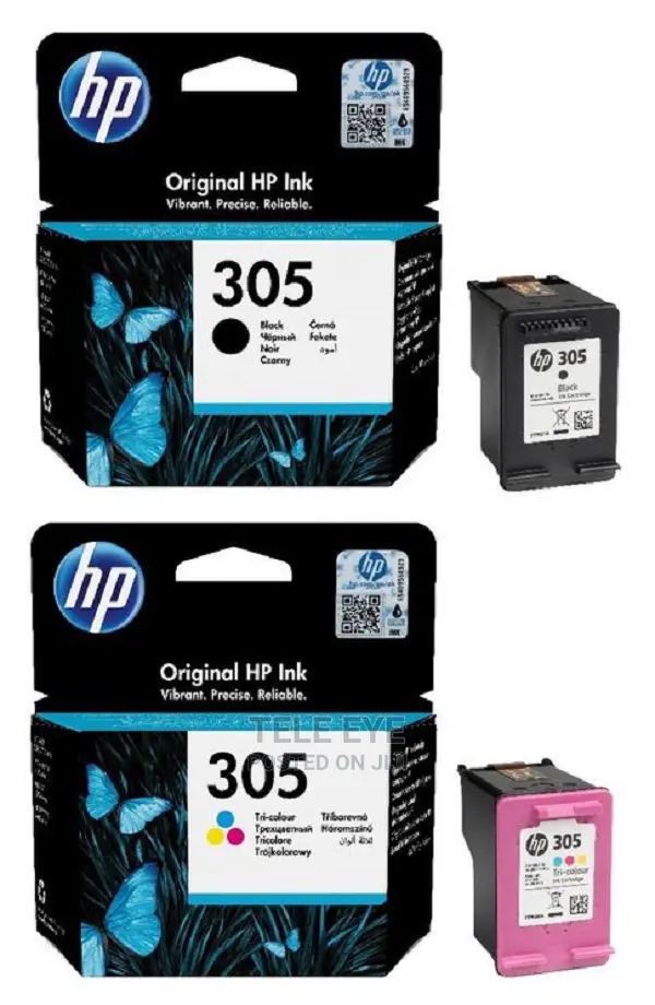Original Hp Ink 305 Black and Colour