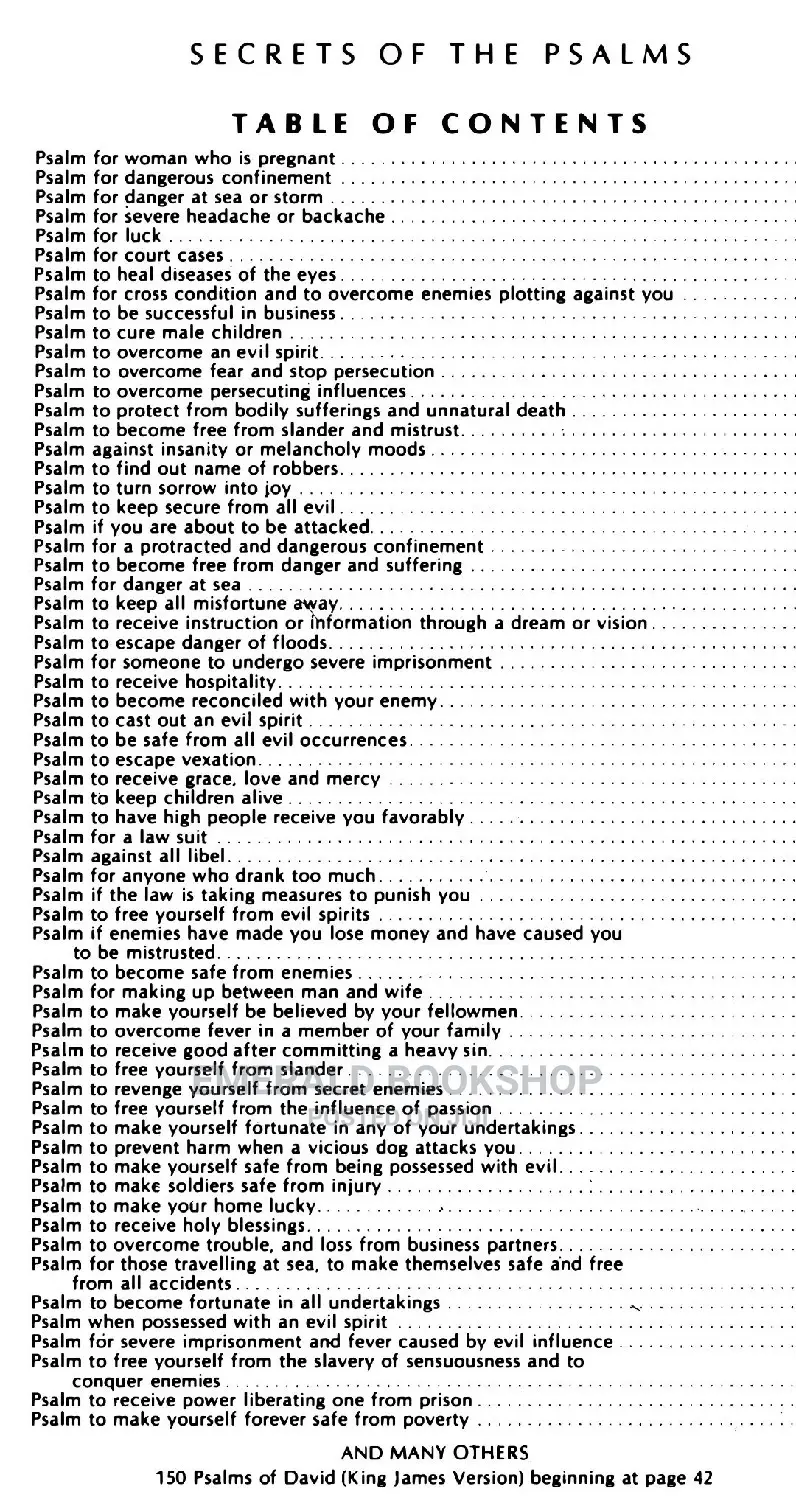 Secret of Psalm PDF