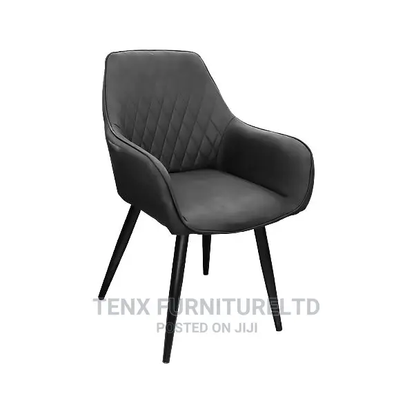 Dining Chair With Round Armrest