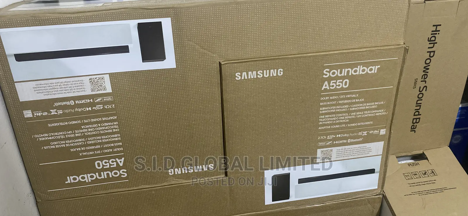 Samsung 2.1-Chnnl Soundbar Hw-A550 Wireless Subwoofer Dolby