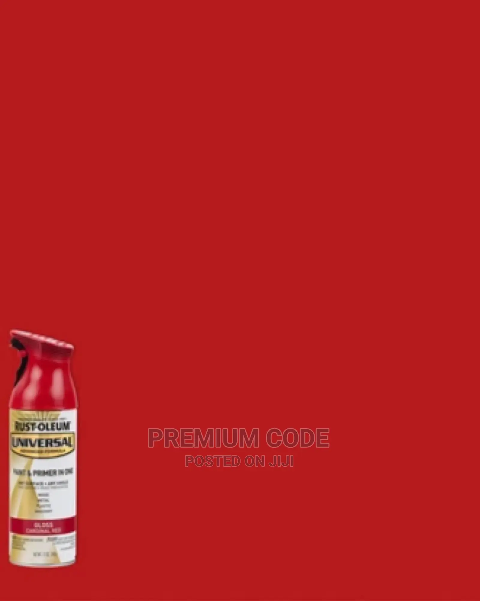 Antirust Paint/Primer Universal Spray, Gloss Cardinal Red