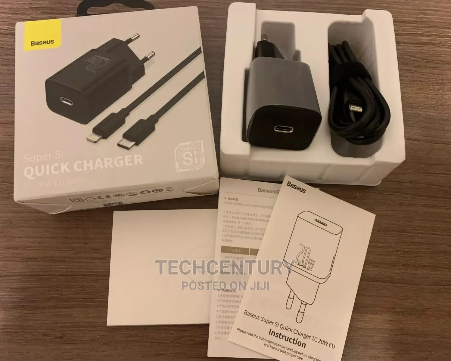 Baseus 20W PD Super Si USB C Charger for iPhone