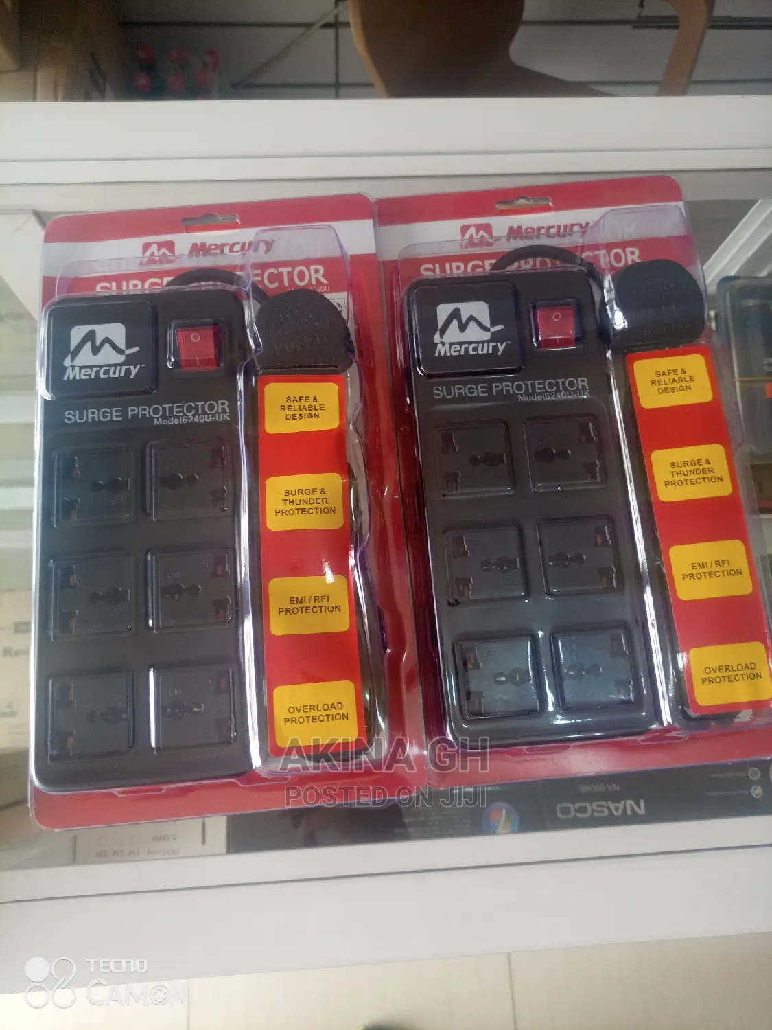 Mercury Surge Protector Extension Board 5m