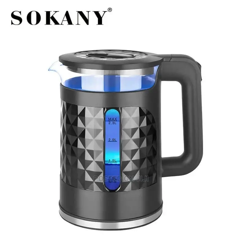 High Quality Sokany Color Boiling 2.3L Black Kettle