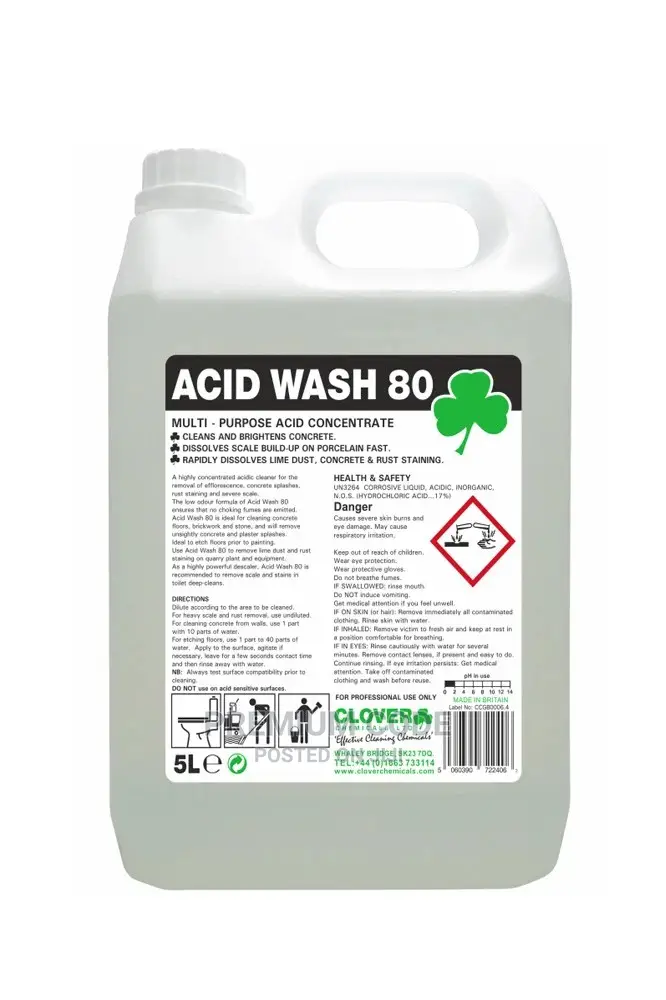 Clover Acid Wash 80, Descaler