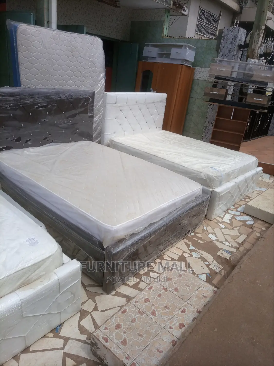 Promotional Queensize Bed With Mattress . Free Deliv