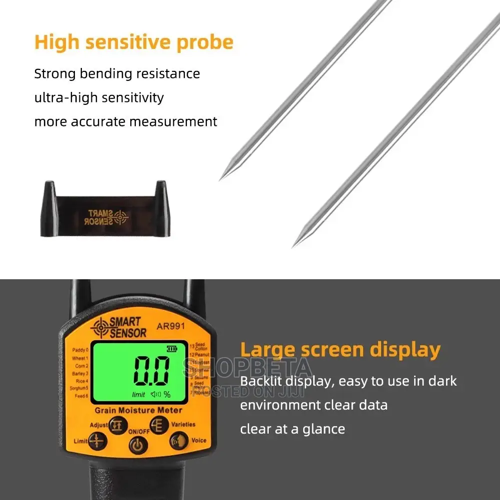Grain Moisture Meter for Rice Maize Millet