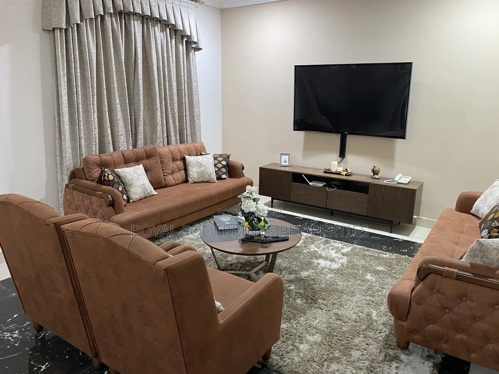 Furnished 3bdrm Apartment in Adenta for Rent