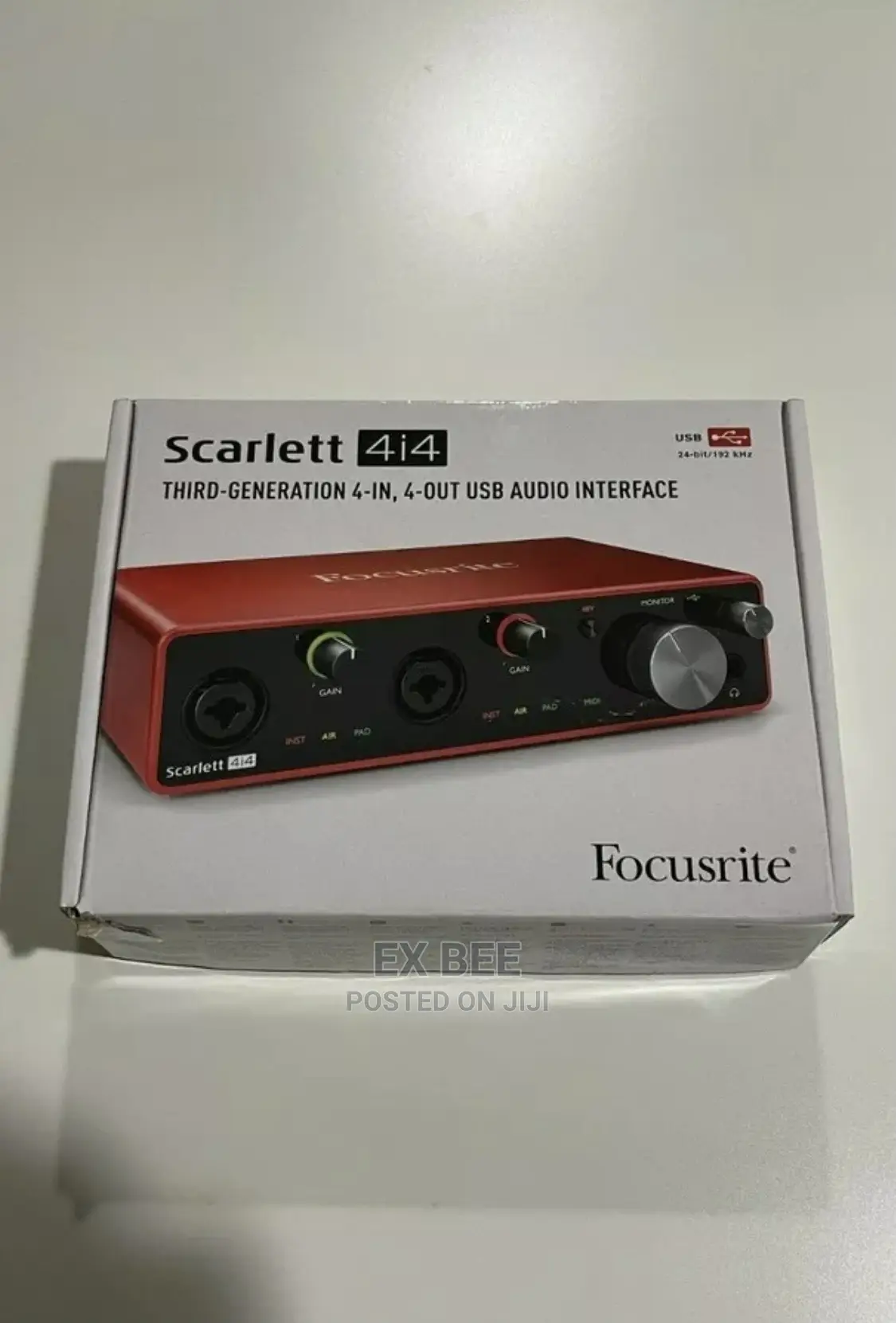 Focusrite Scarlett 4i4 (3rd Gen) USB Studio Soundcard