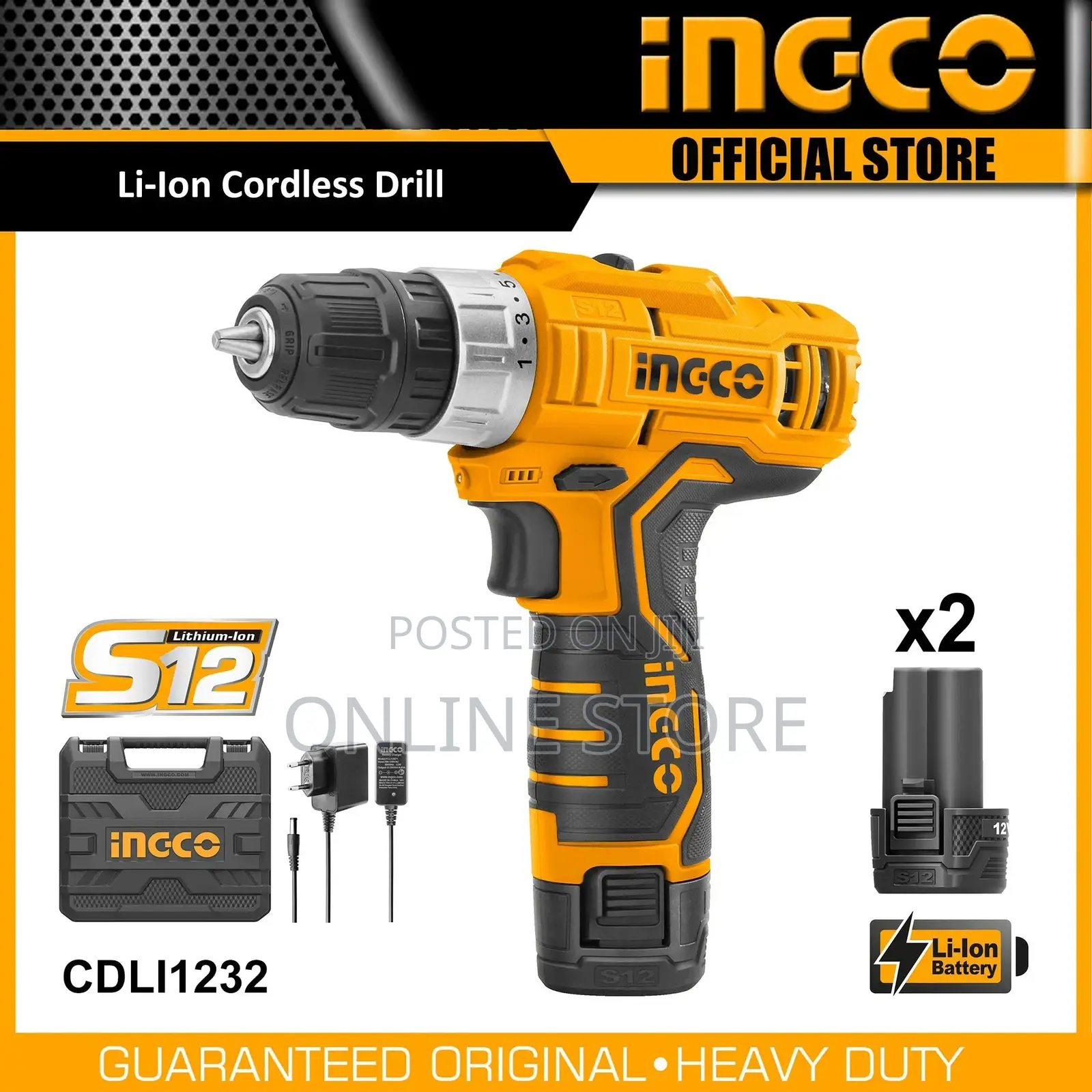 Lithium-Ion Cordless Drill (CDLI1232)