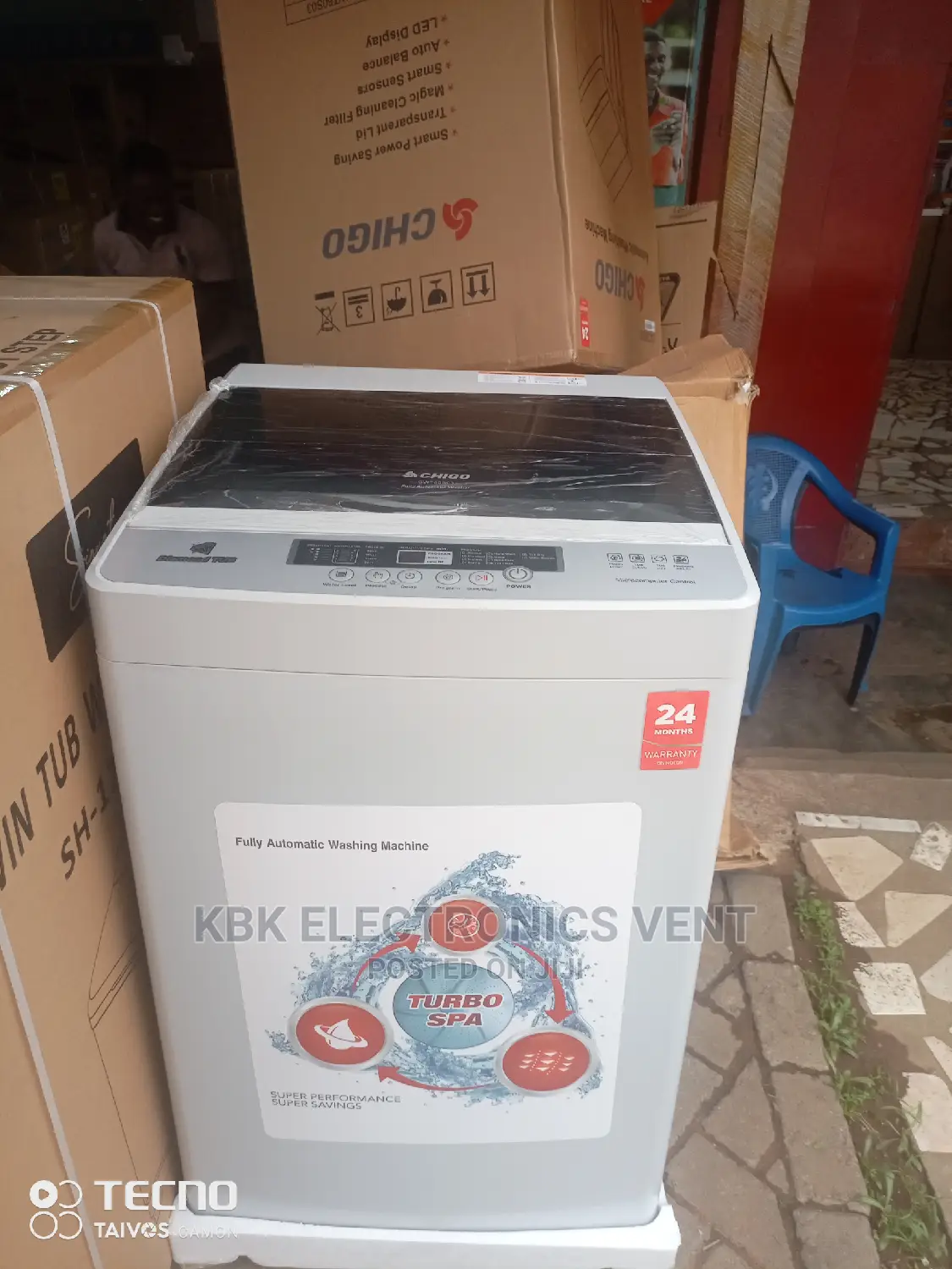 Chigo 8KG Top Load Washing Machine