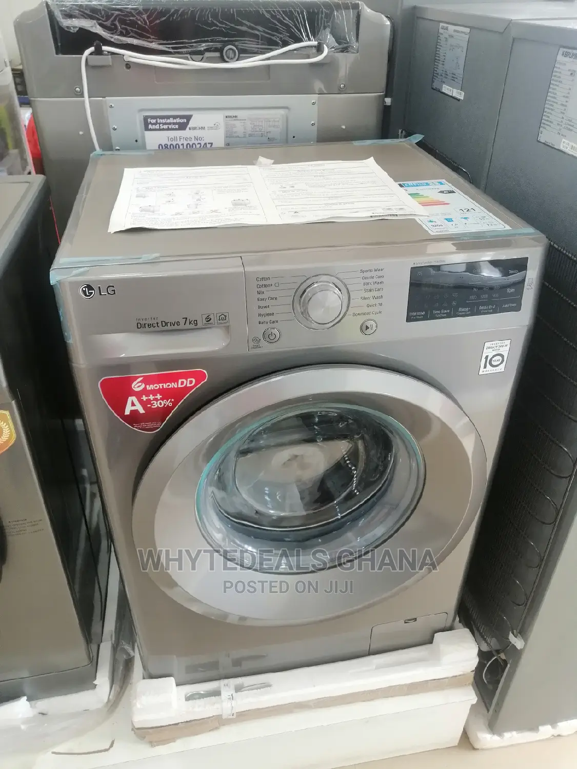 7.0kg LG Smart Inverter Front Load Washing Machine
