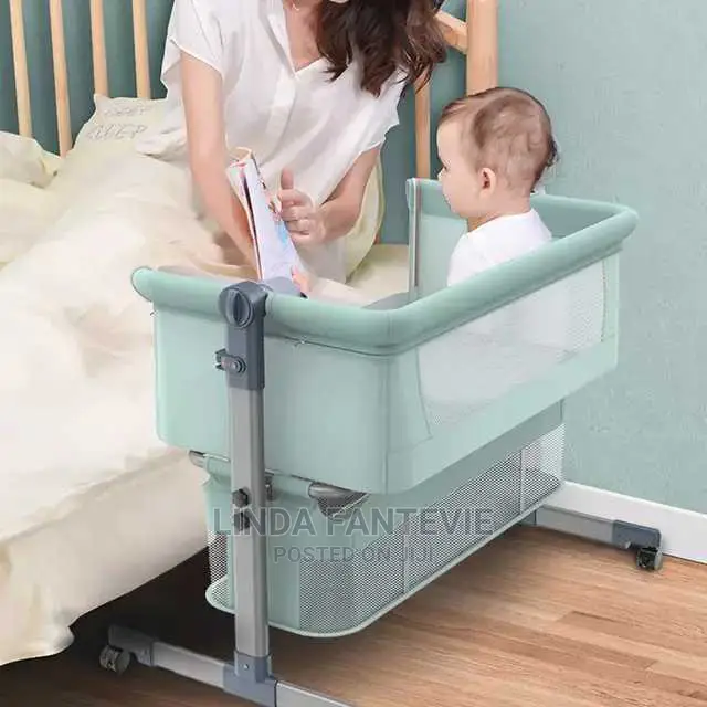 Bedside Bassinet With Net and Swing