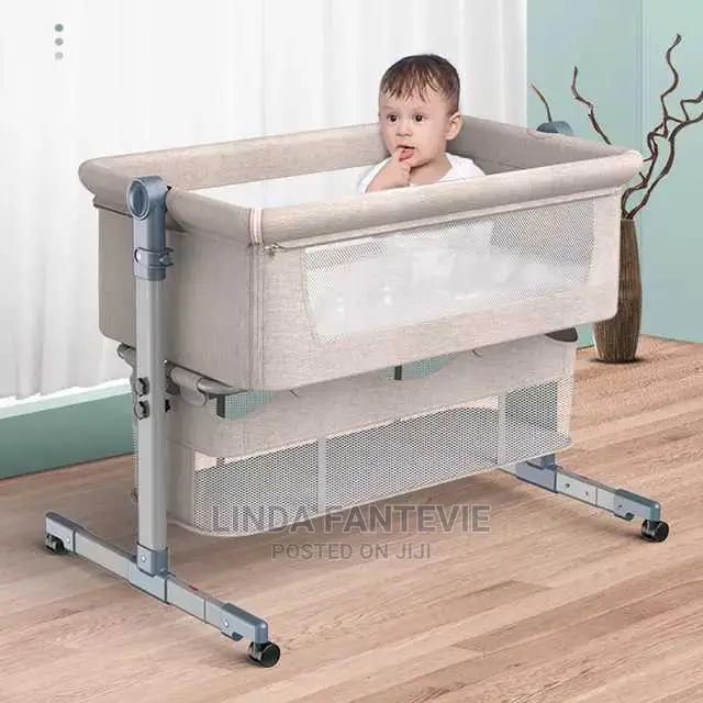 Bedside Bassinet With Net and Swing