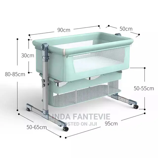 Bedside Bassinet With Net and Swing