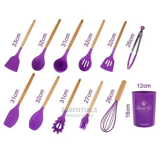 Silicone Ladle 12 - Pieces