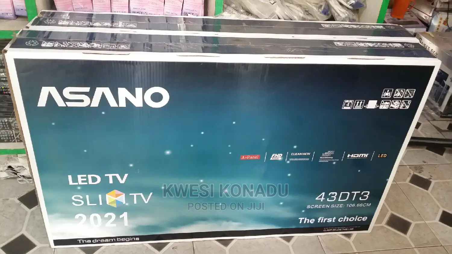 Asano 43 Digital Satellite Television