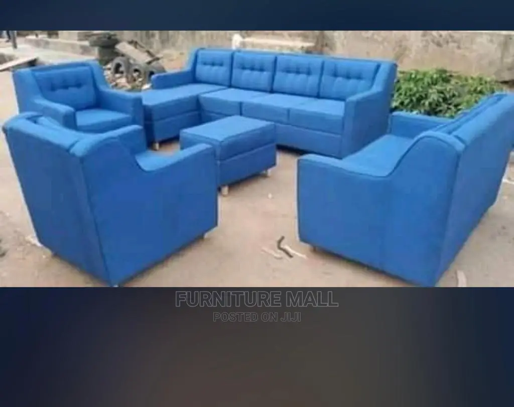 Sea Blue Sofa Set Wit Center  . Free Delivery