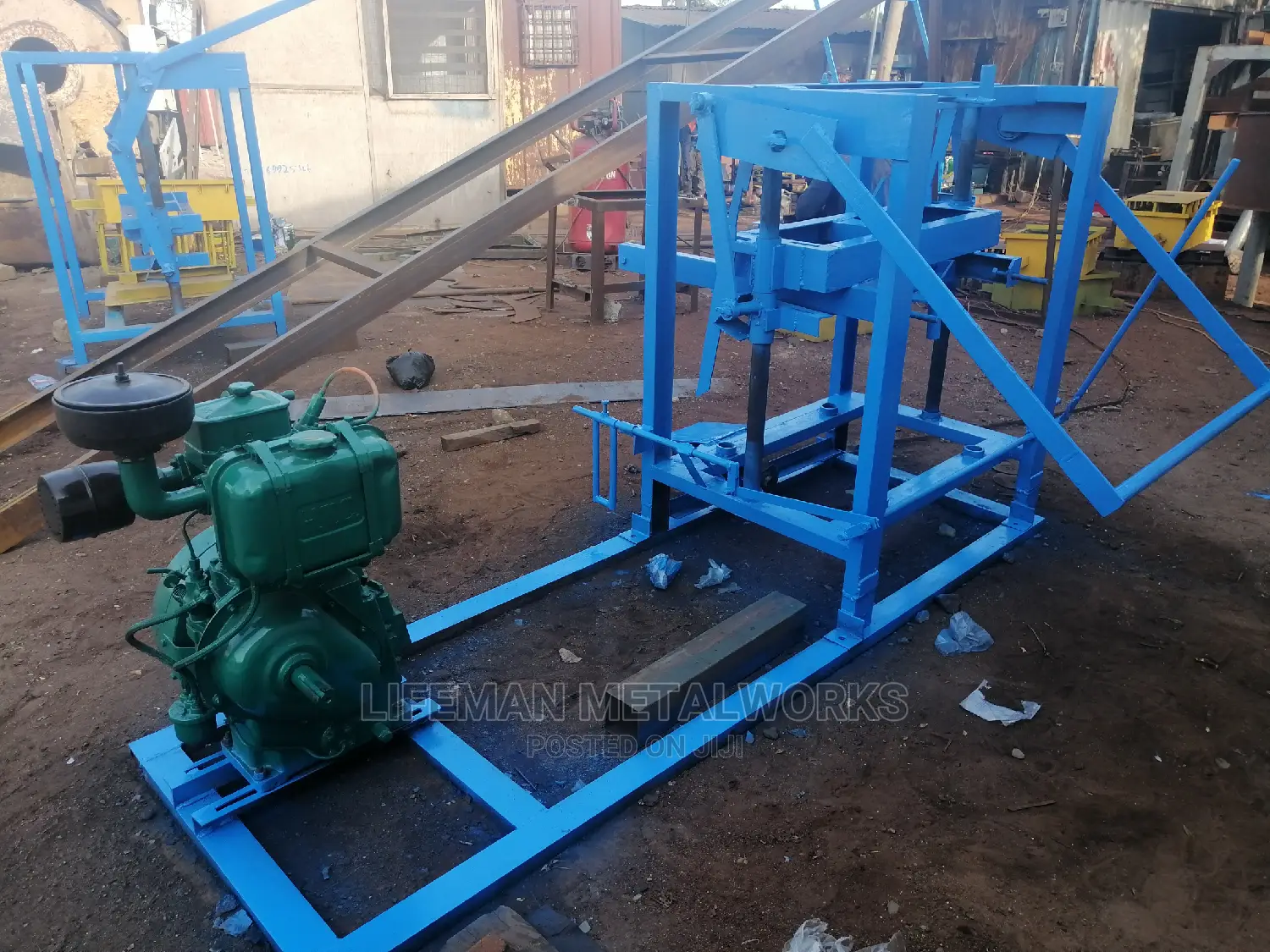 4 in 1 Block Machine With Diseal Engine