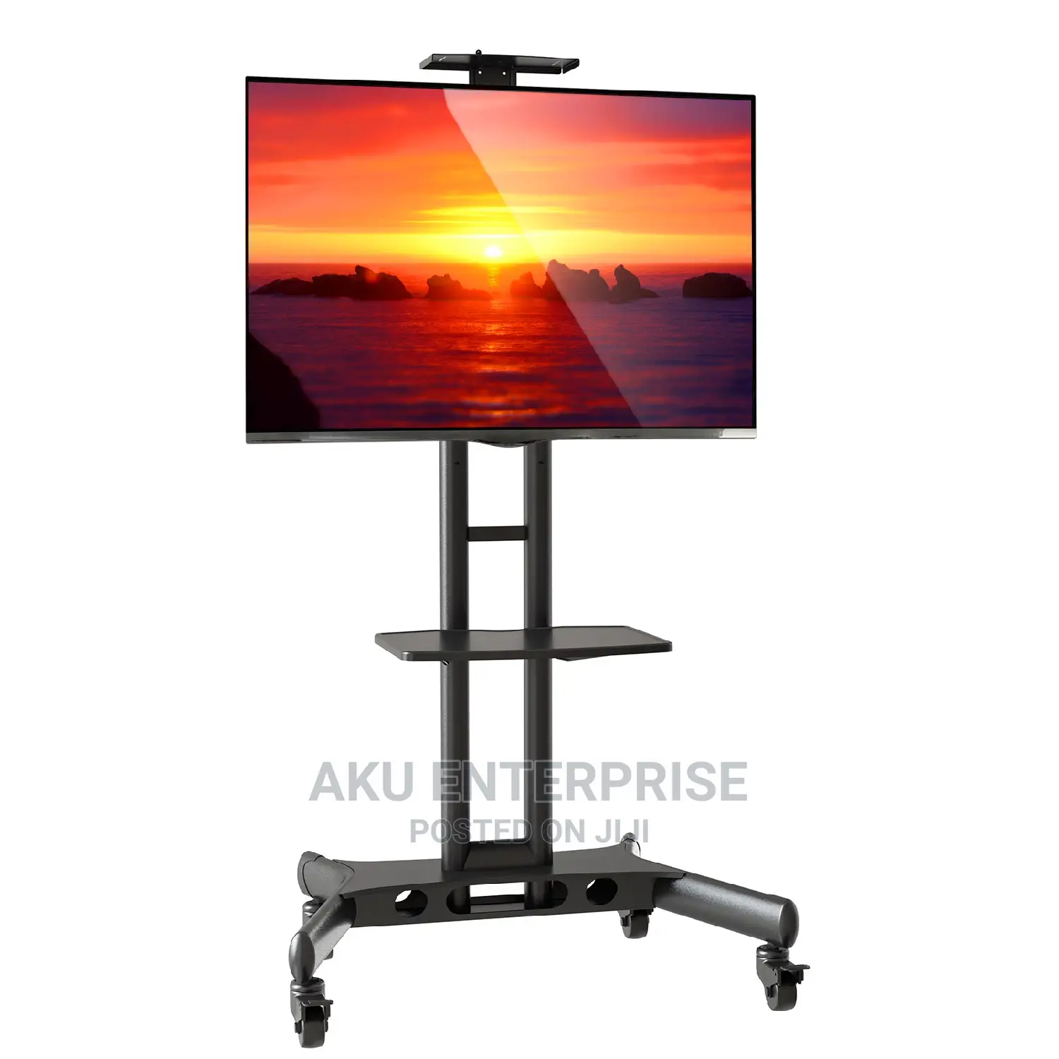 TV Stand With Mount for Large and Small TV