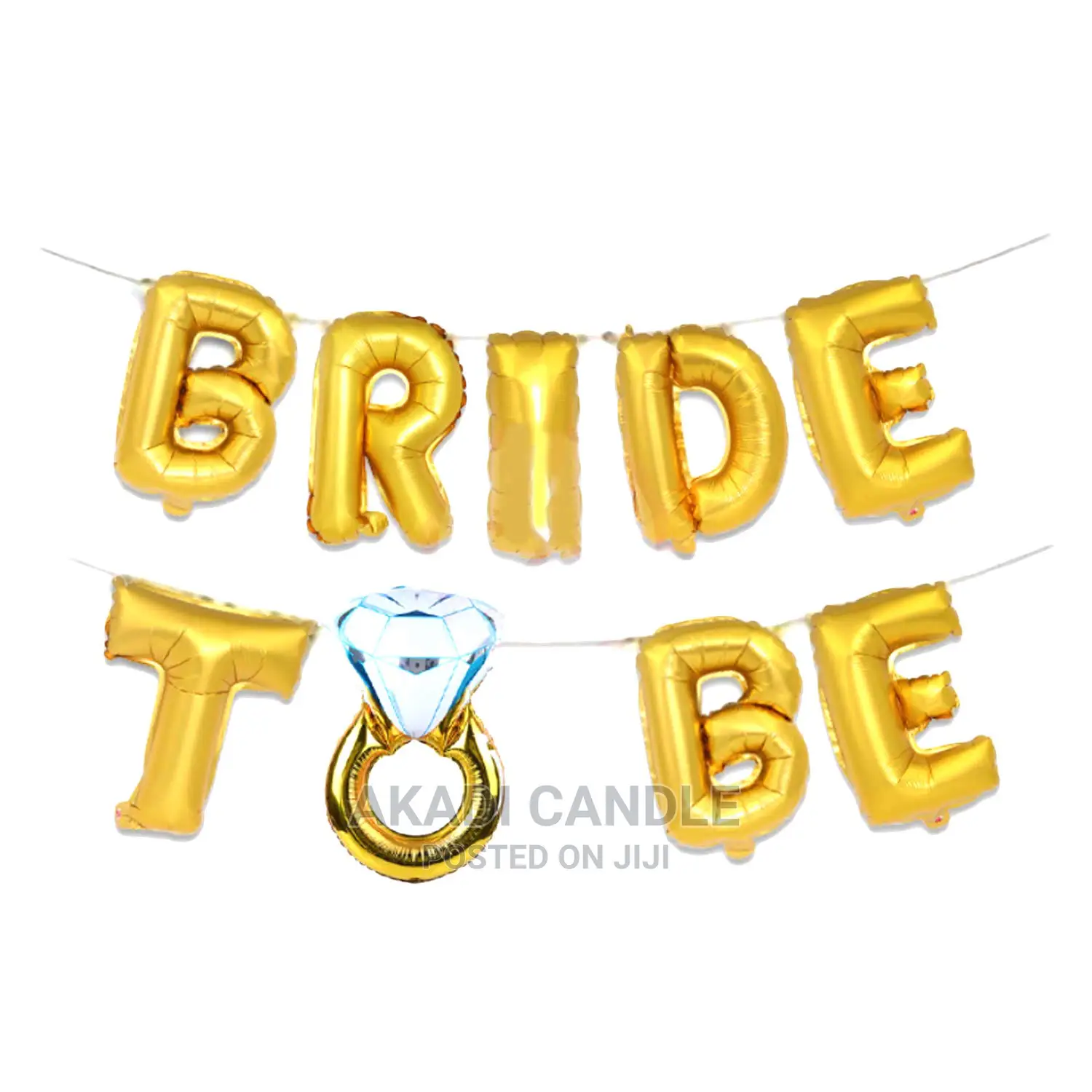 Bride to Be With Ring Balloon 32"