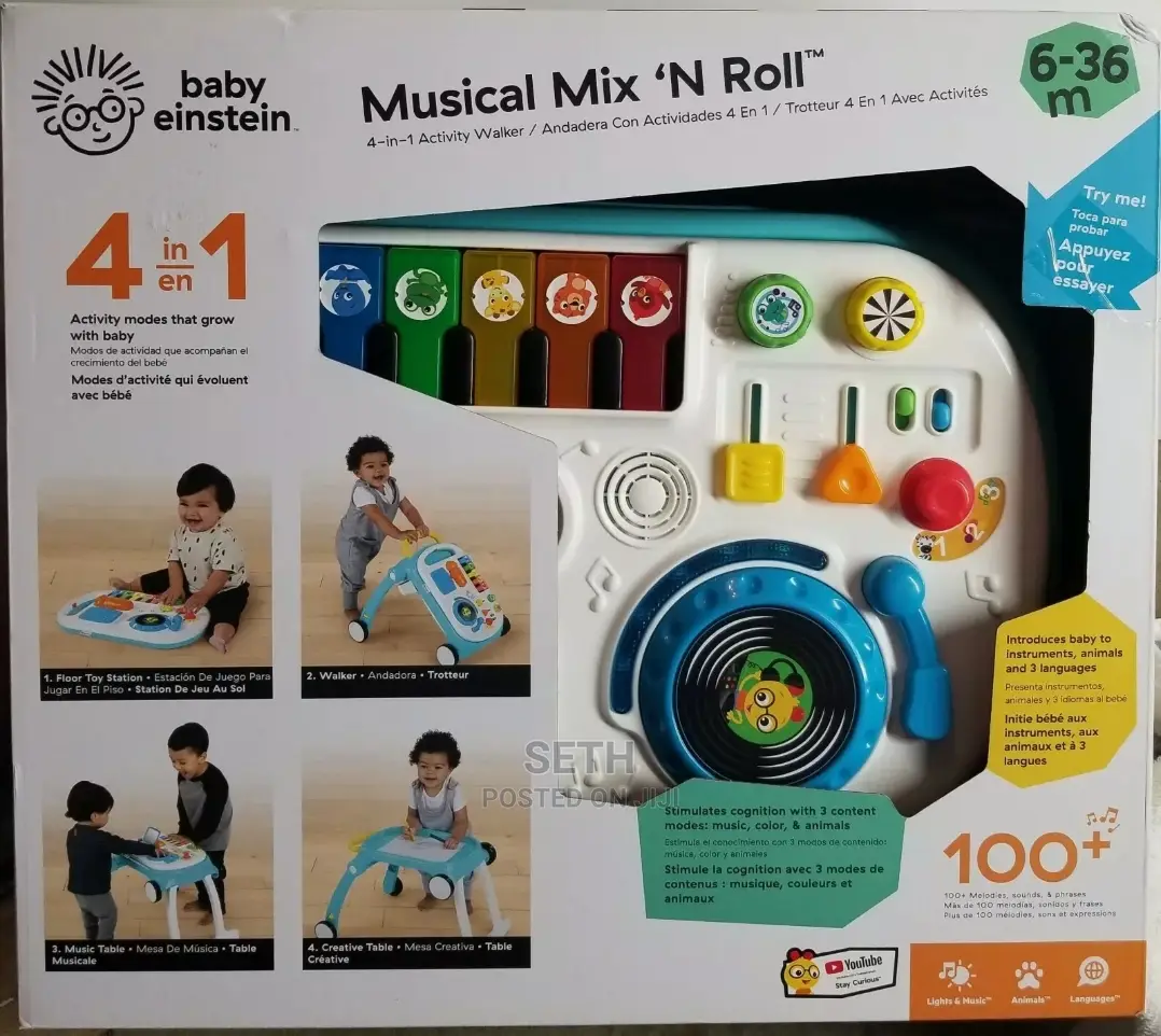 Baby Einstein Musical Mix ‘N Roll 4-in-1 Activity Walker