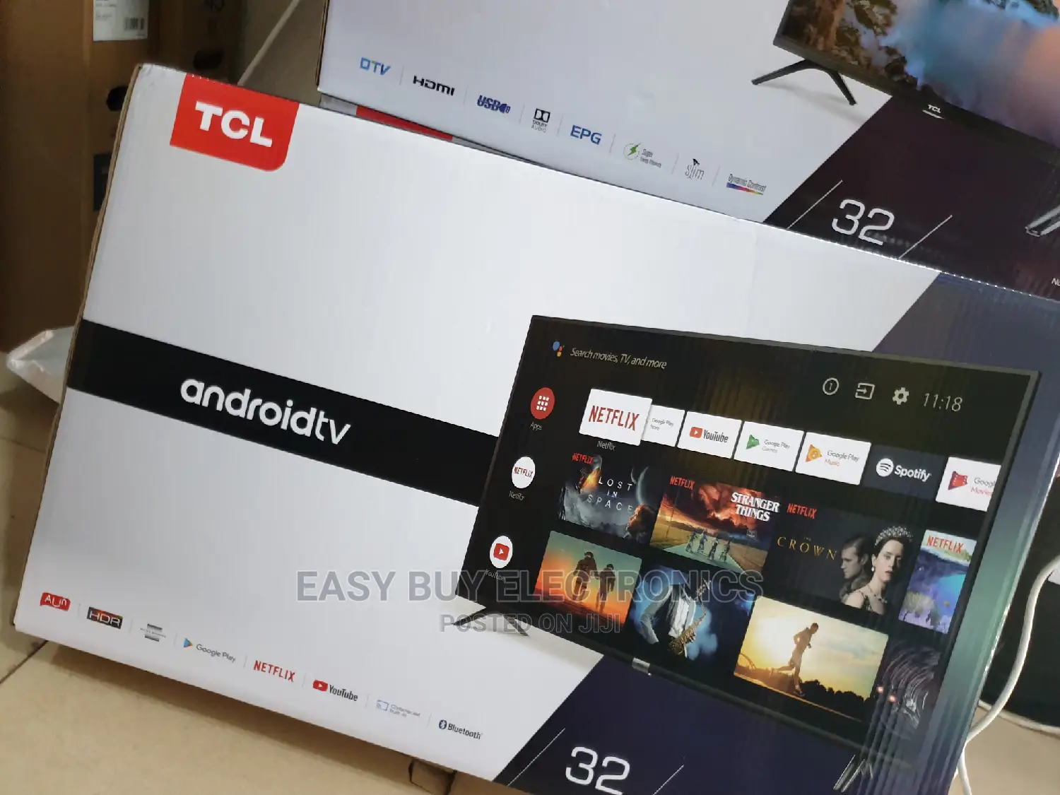 Beautiful in It's Simplicity TCL 32"Inchs Smart Android TV