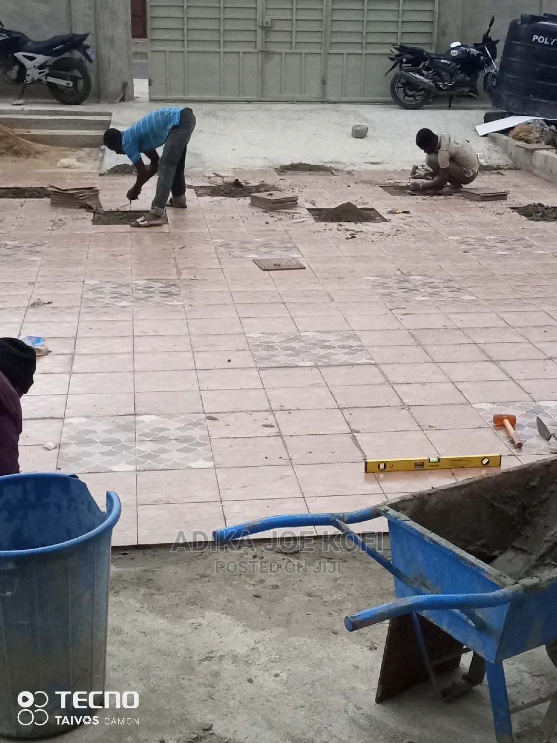 Joefel Tiles Laying Work
