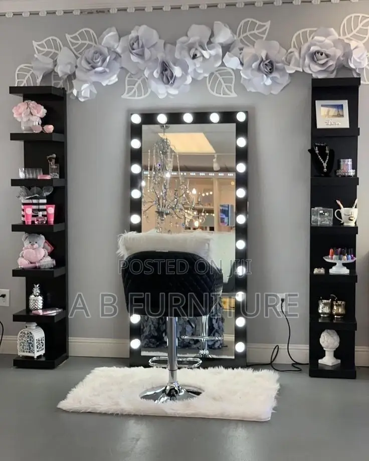 Dressing Mirror With Shelves