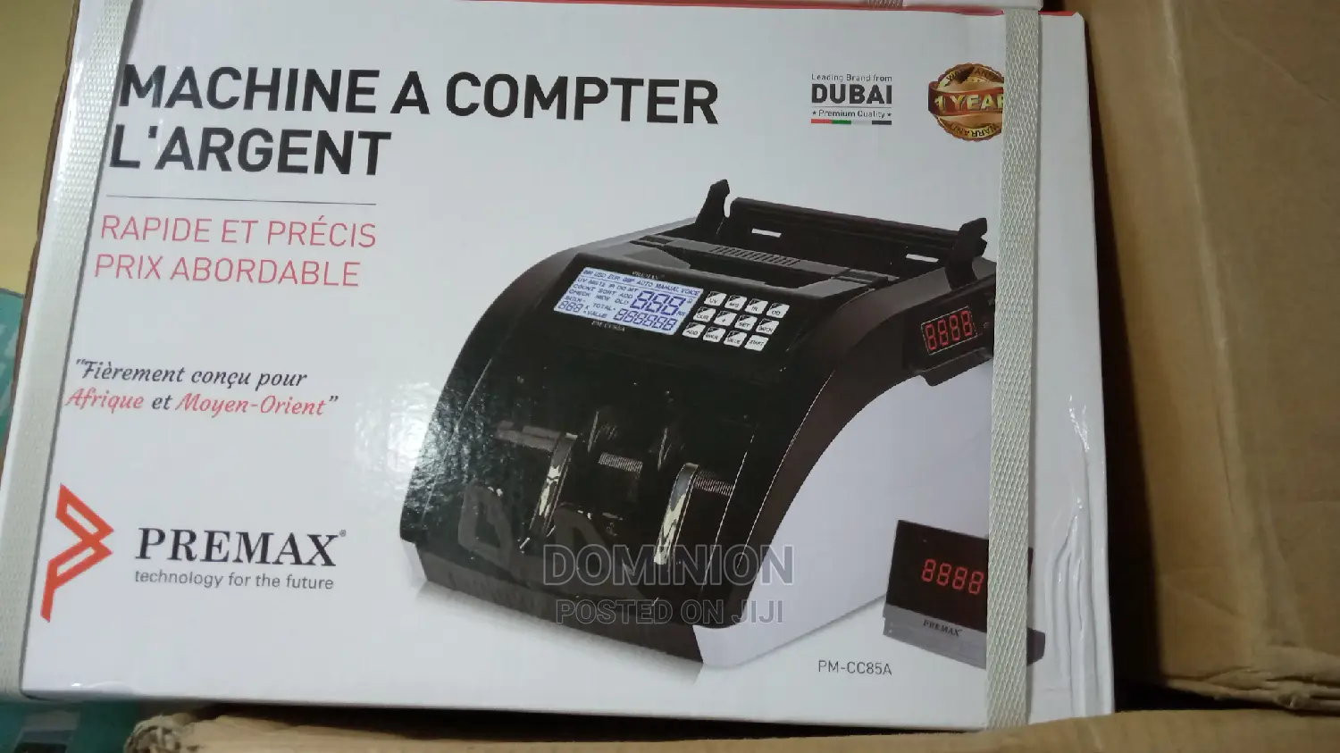 Premax Money Counting Machine(Pm-C85a)+Counterfeit Detector