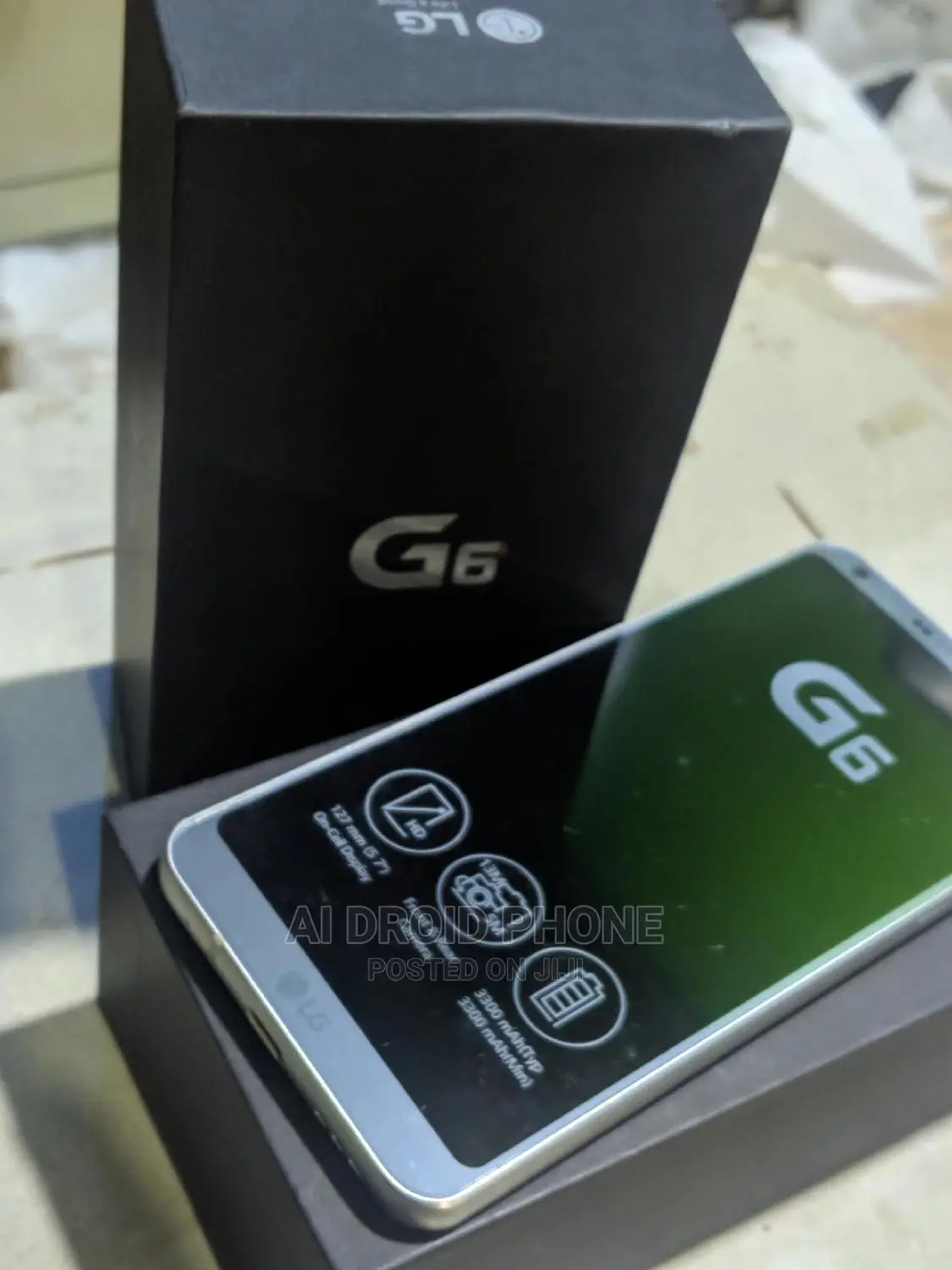 New LG G6 64 GB Black