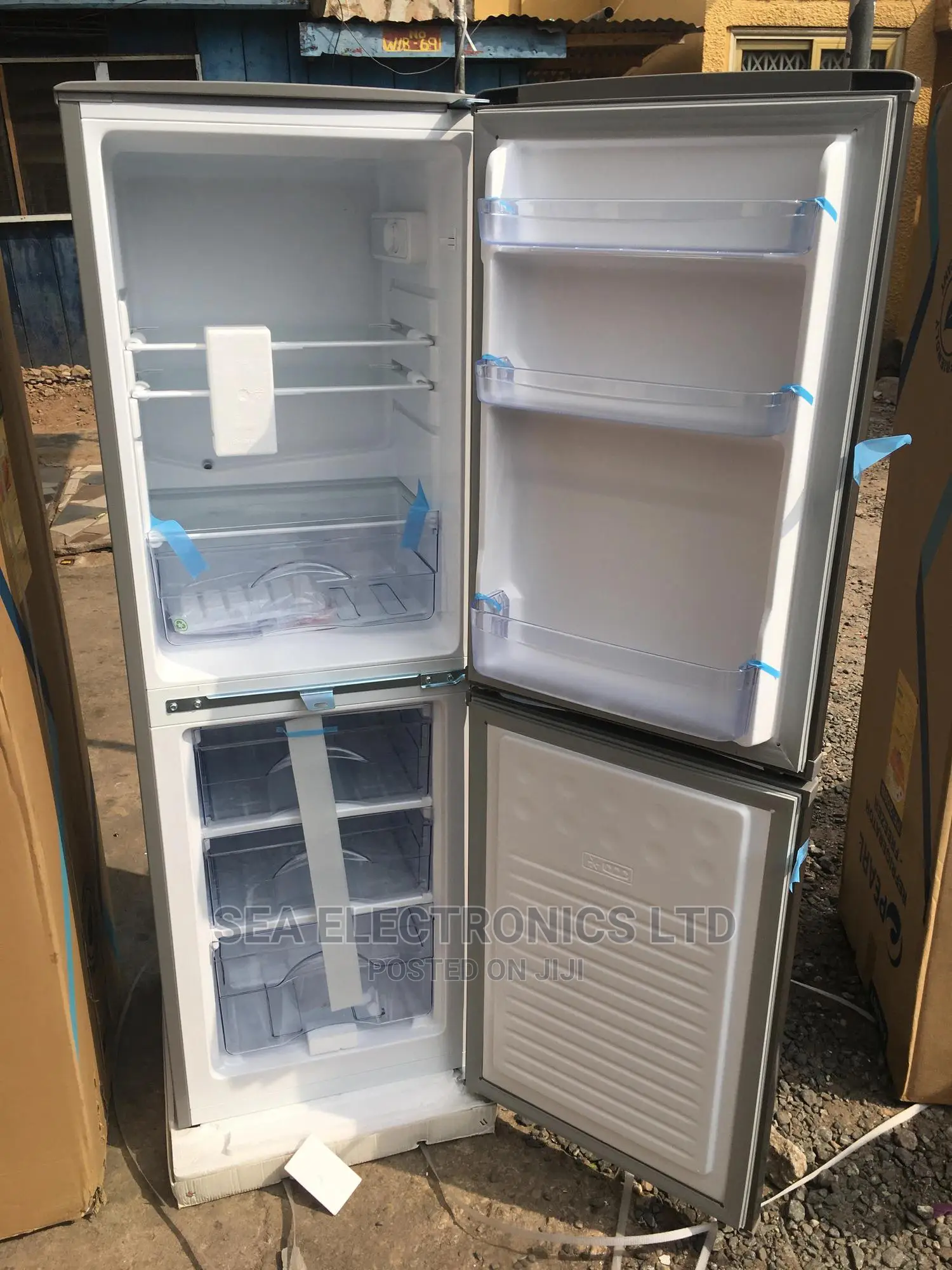 Pearl 140L Bottom Freezer Refrigerator-Pf-200b