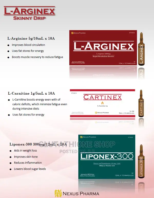 Skinny Drip/Weight Loss Drip by Nexus Pharma