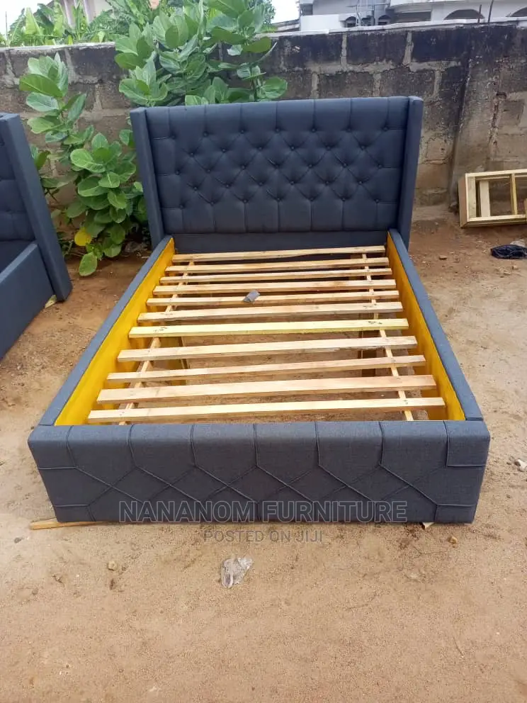 Turkish Material Double Bed Frame Available