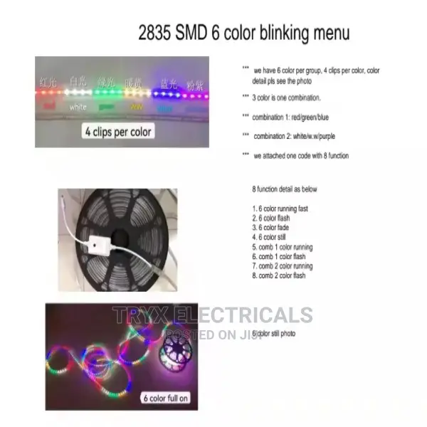 Led Strip RGB Light - 100meters/Roll