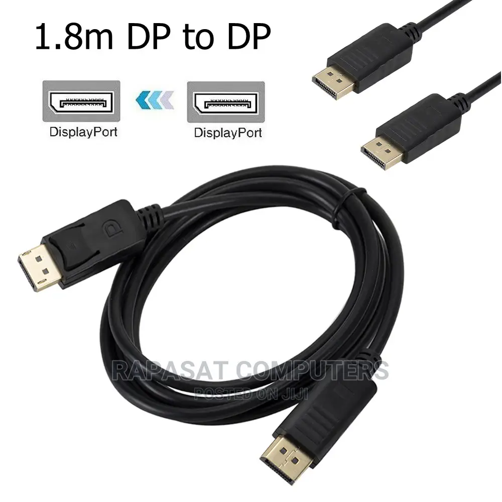 1.8m Displayport Male to Displayport, 1.2V Cable
